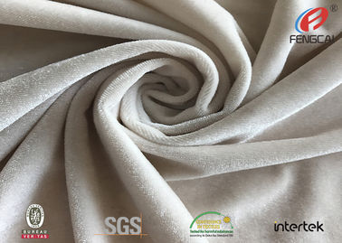 Warm Shiny Polyester Spandex Velvet Fabric Stretch Knitted Fleece Fabric