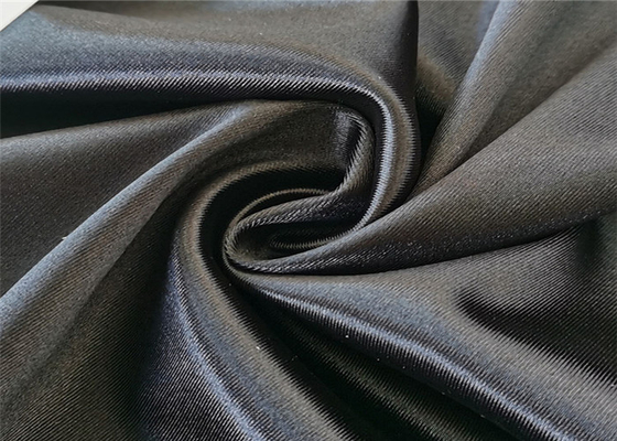 Stretch Shiny 95% Polyester 5% Spandex Satin Fabric 230gsm For Sleepwear Dress