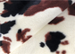 S Wave Animal Printed Velboa Sofa Velvet Upholstery Fabric 100% Polyester