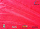Coral Stretch Velour Fabric , Soft Stretch Crushed Velvet Fabric For Curtains